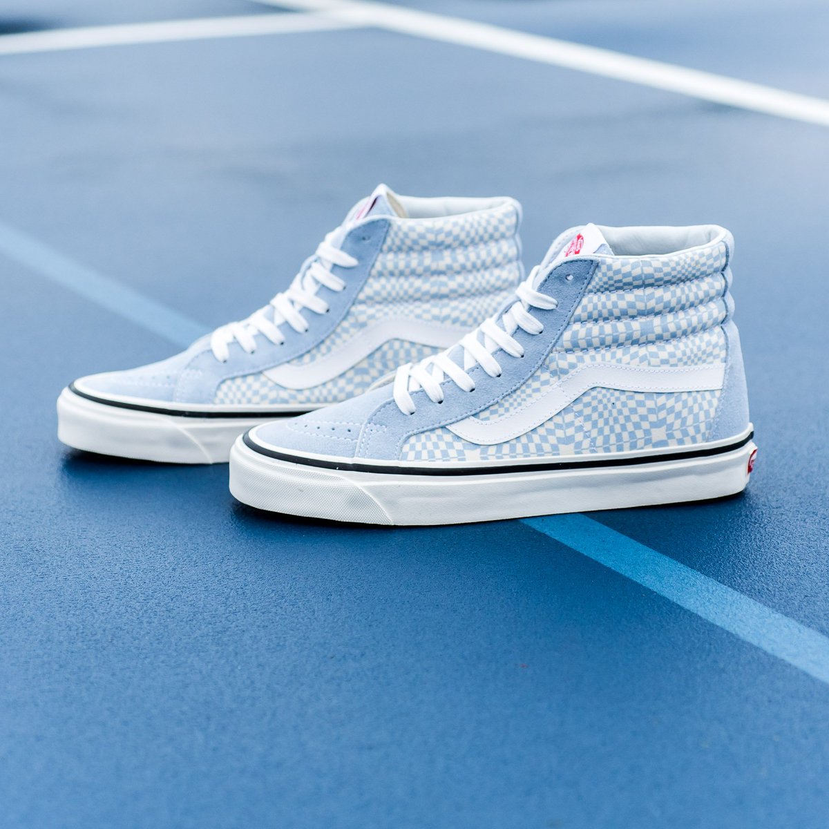 high top vans light blue