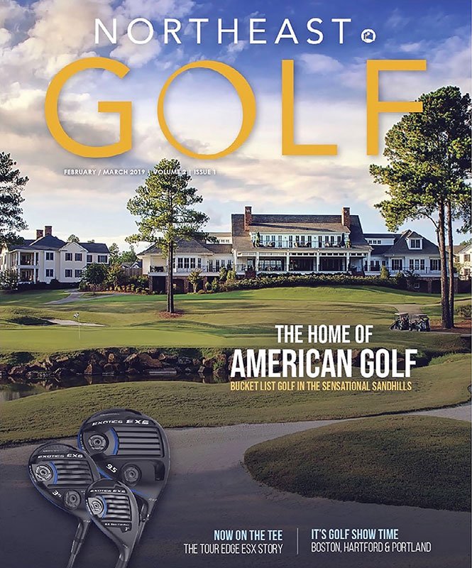 homeofusagolf's tweet photo. Look who made the cover of Northeast Golf Magazine for Feb/Mar 2019! We couldn’t be more thrilled (and honored) to have been chosen to represent this awesome golf industry publication.  #winning #golfsandhills #midsouthclub #homeofamericangolf #bucketlistgolf https://t.co/Ab1YeVLrz5