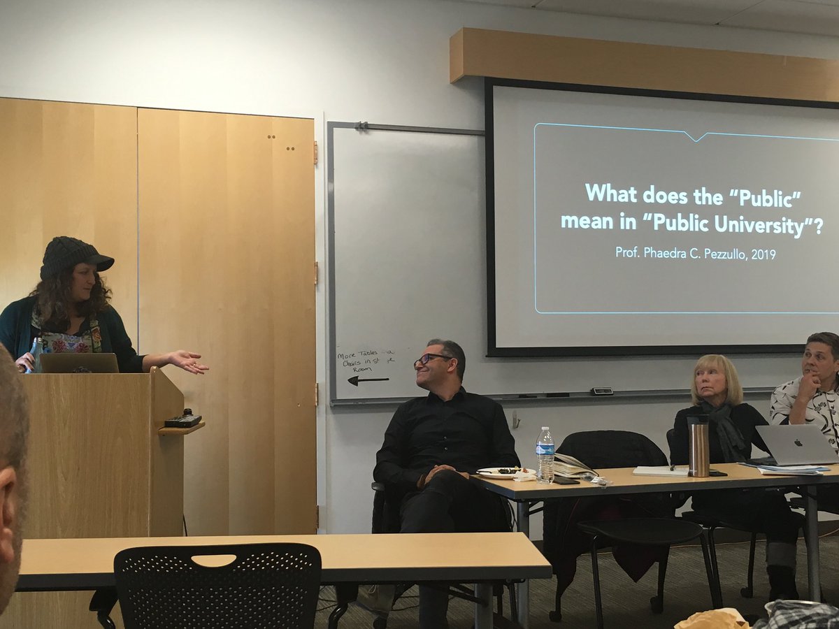 cu_cde's tweet photo. Yesterday, @PhaedraPezzullo (CDE) &amp; fellow panelists, @nechchai, Lori Emerson, Janice Peck, &amp; Teri Rueb discussed the role of universities. https://t.co/ixYZ1Hj3GK