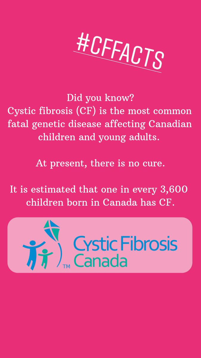 PrincessBallRD's tweet photo. Do you know these #CysticFibrosis facts? This is our why. #Canada #CureCF https://t.co/4cWowzNH1l