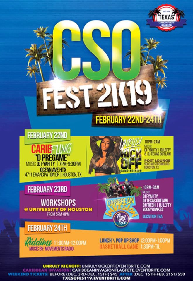 tx_cso's tweet image. 12hrs left until #CSOFEST2K19 🎉🗣 We’re ready to leave our mark in Houston‼️