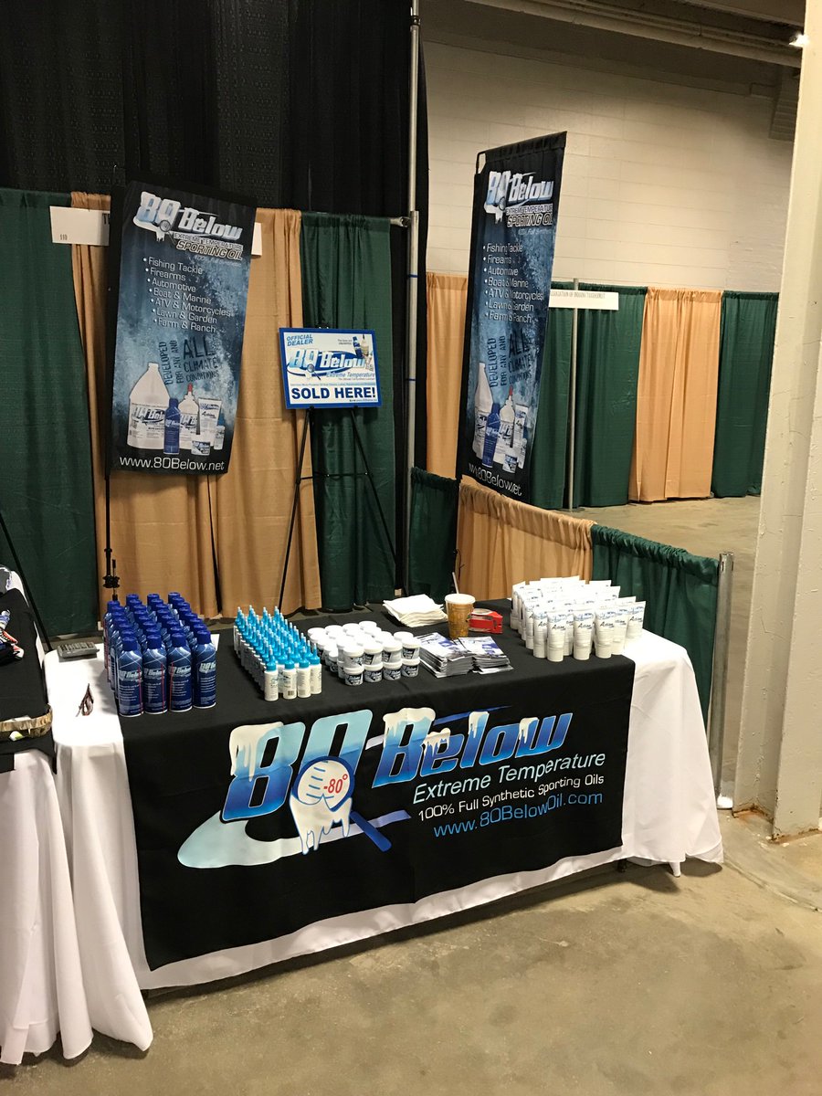 80Belowoil's tweet photo. Stop by booth 110 at the Deer Turkey and Waterfowl at the Indianapolis sports Show #indysportshow @IndySportShow https://t.co/OPEwyyVAXd