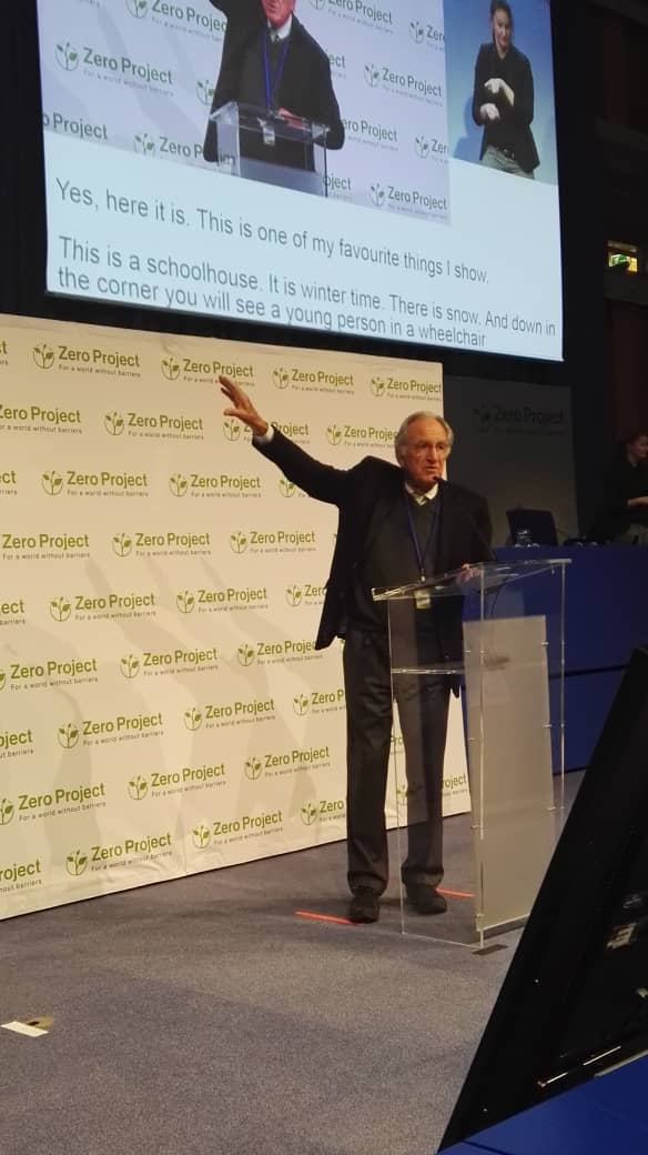 ModestaN72's tweet image. #ZeroCon19 ..just picking up an award. Inspiration from The Harkin Foundation
