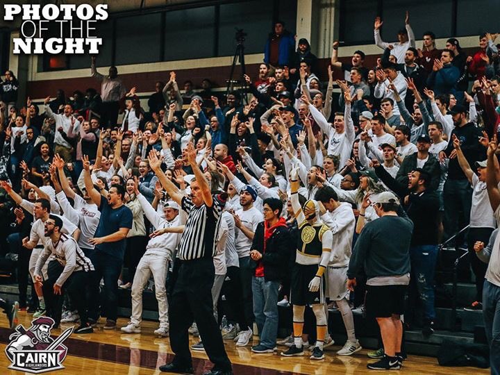 CairnMBB's tweet photo. Fan support was incredible in the win Tuesday over Centenary! We’re gonna need you even more in the @CSACsports Championship on Saturday! 

#CairnMBB #KingdomCulture https://t.co/MmJPtxIYoT