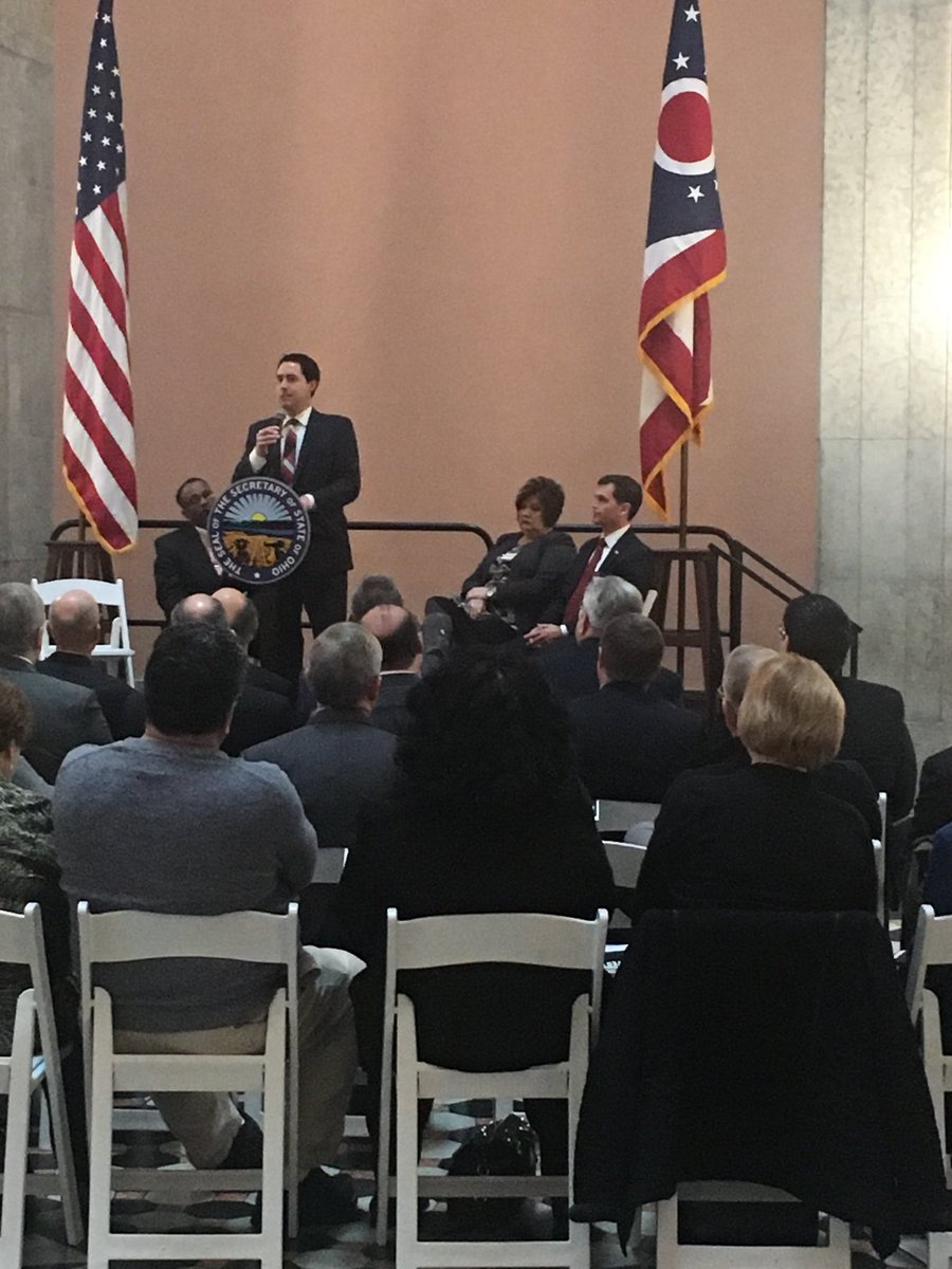 Swearing in new board of election members for our great state.  Thanks ⁦<a href="/FrankLaRose/">Frank LaRose</a>⁩ for administering the oath of office.