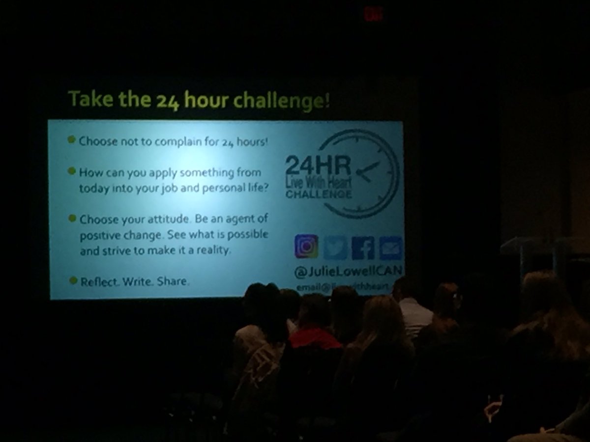 BLynneHolden's tweet photo. Challenge accepted! @JulieLowellCAN #PDTCA2019 https://t.co/vXaG1sSExA
