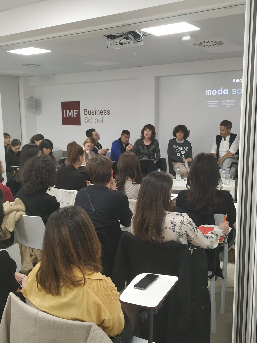 imf_education's tweet photo. @Delia_Gargo, Sustainability manager en El Corte Inglés: " También trabajamos para concienciar al consumidor." #modaIMF https://t.co/FSaKbqnm0r