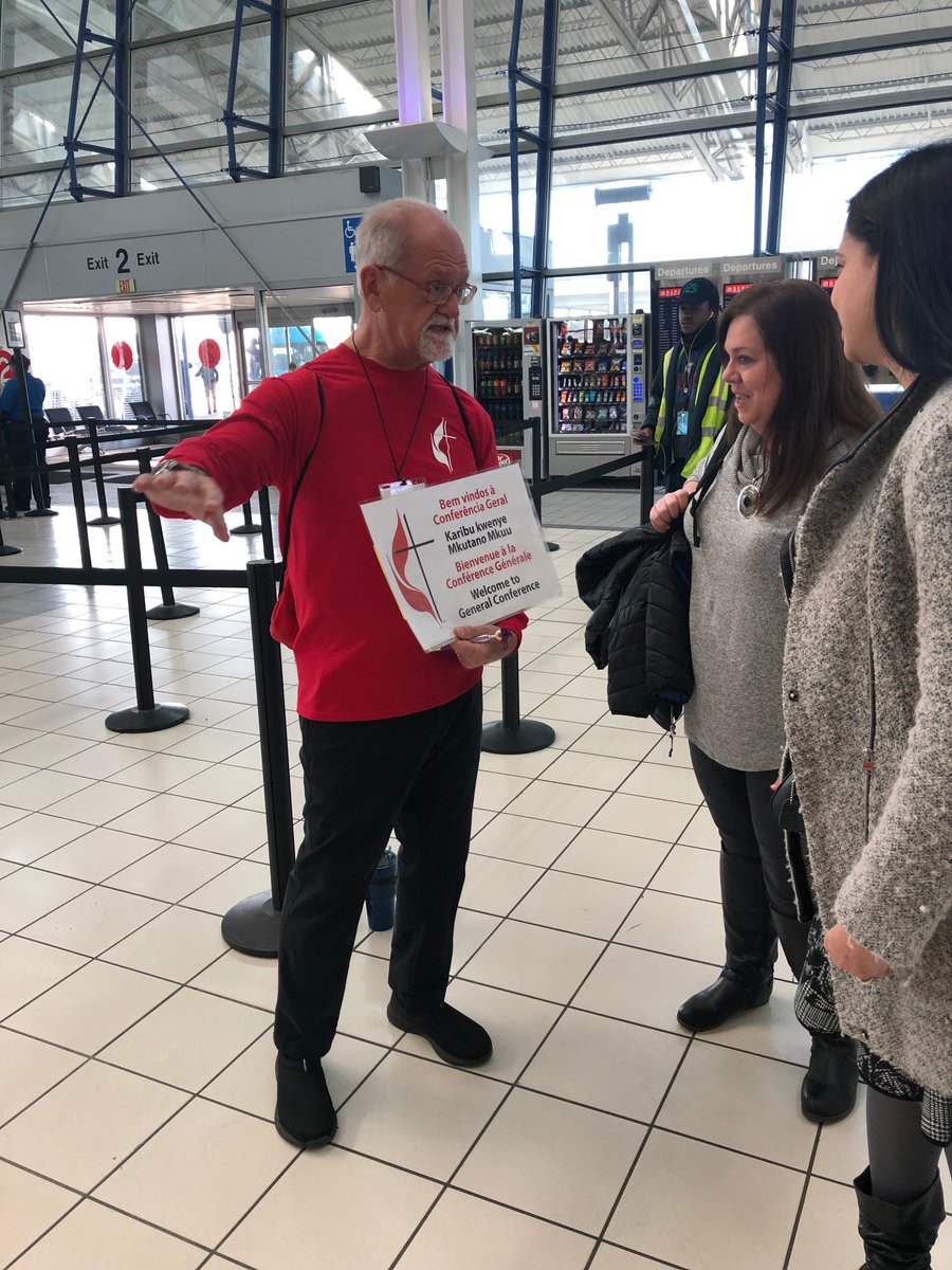 United Methodist General Conference (@umcgc) on Twitter photo Volunteers greeting arrivals at <a href="/flystl/">STL Airport</a> for @umcgc. (Photo by Crystal Caviness, @UMCommunication) Volunteers greeting arrivals at <a href="/flystl/">STL Airport</a> for @umcgc. (Photo by Crystal Caviness, @UMCommunication)