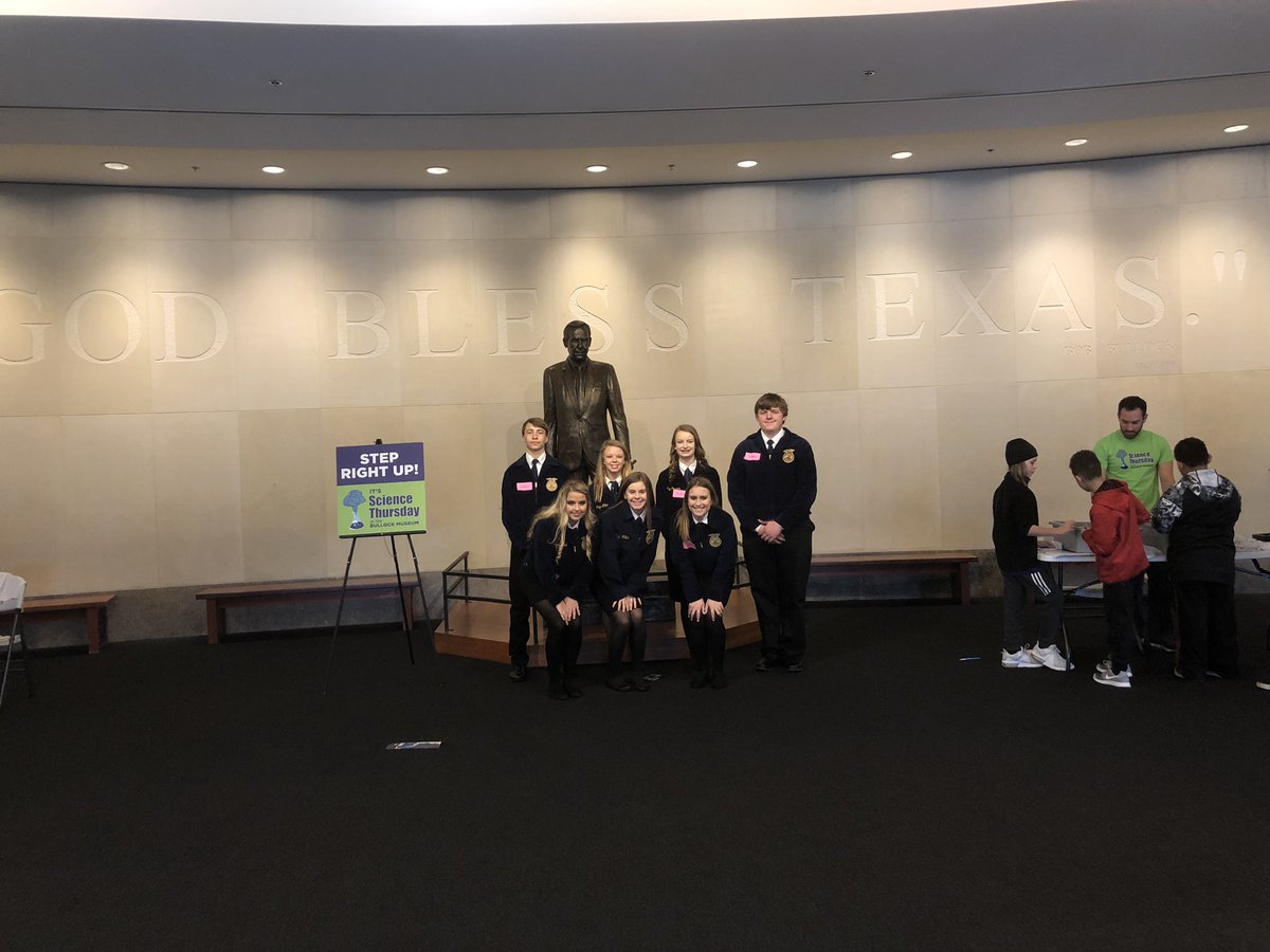 West_FFA's tweet photo. More FFA day at the Capitol and the @BullockMuseum https://t.co/1XbwcP2jPC