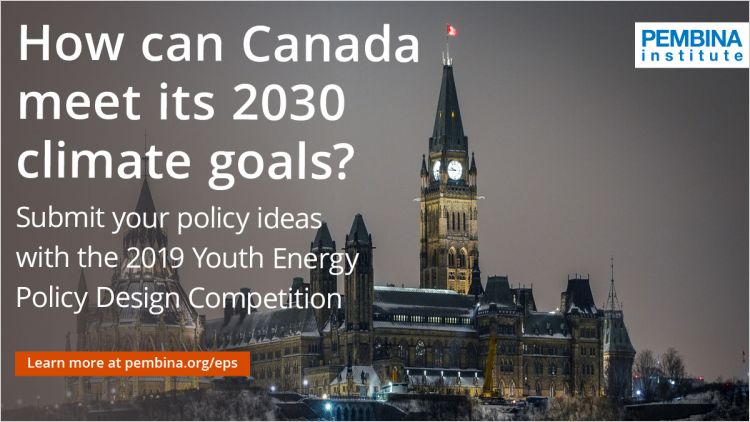 youthwavemakers's tweet photo. Do you have a great answer to the question: What combination of policies creates the optimal pathway for Canada to meet its 2030 climate target? 
If so, be sure to submit to the @Pembina Youth Energy Policy Design Competition! #Youth4Climate #TakeAction

https://t.co/QJo4hOgTEz https://t.co/SiIz9JveML