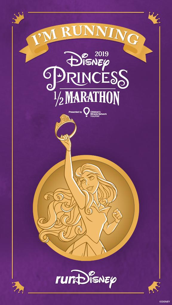 runDisney's tweet photo. Get ready for your storybook finish - share your #PrincessHalf Weekend pride with friends and family with these fun photos! https://t.co/hmlZd9AkCm
