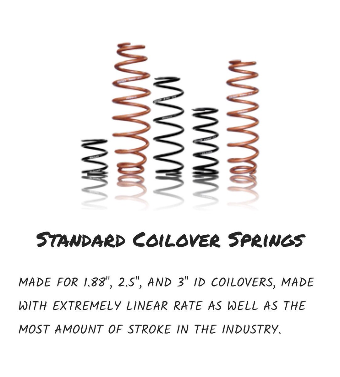 AllgaierShocks's tweet photo. Are you in need of some springs or just wanting to step your race program up this season? We have a large inventory of Swift Springs available waiting to get on your car and in victory lane! Call (217)522-1955 #TeamAllgaier #OneNation #TeamSwift #SpringsWithIntelligence https://t.co/jjvjWd1KSN
