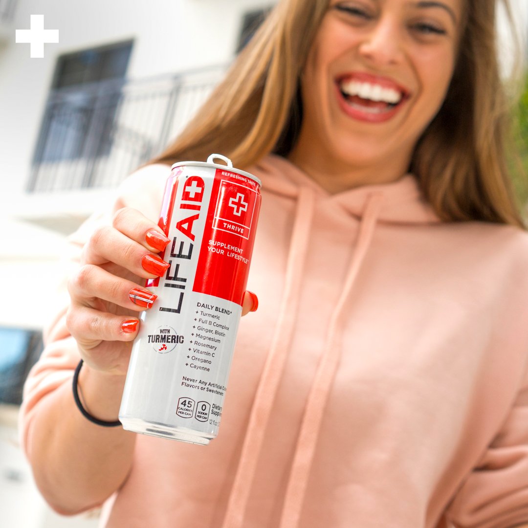 Crack a can, crack a smile. #LIFEAID #ABetterWayToDrink