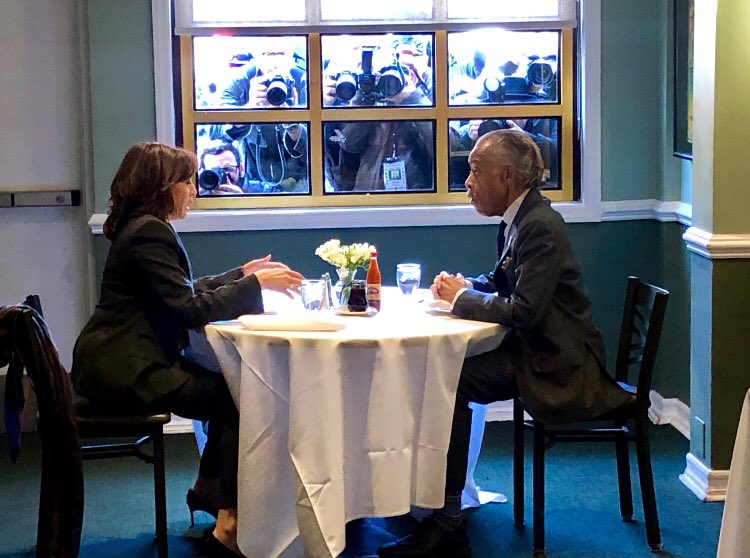 The days of patronage politics are over. Al Sharpton can’t deliver the Black vote 🗳. He’s not our gatekeeper or leader. Kamala Harris &amp; other candidates who are dropping by to kiss 😘 his ring will have to learn that the hard way. #ADOS #Reparations2020 🇺🇸