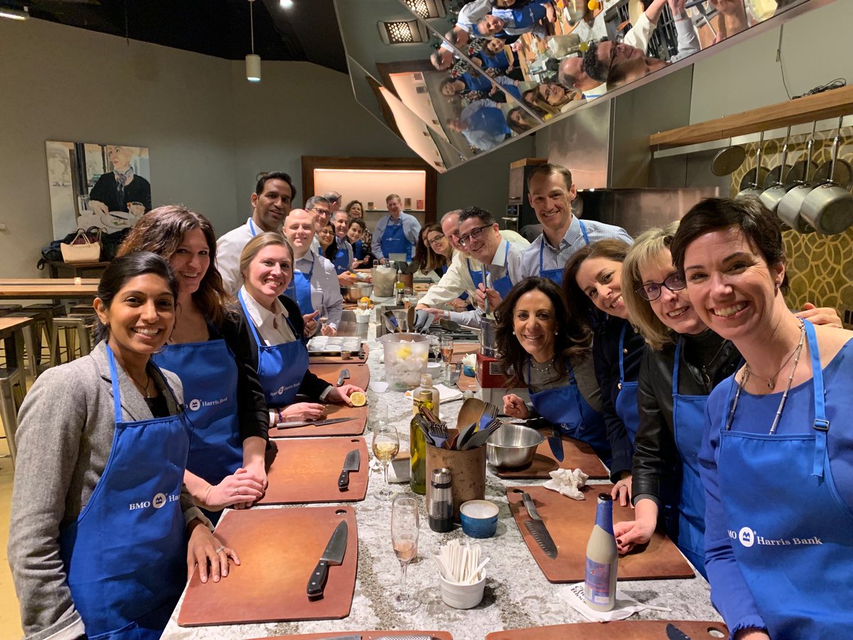 Great evening at #The Chopping Block with an amazing group of colleagues! #ProudtoworkatBMO