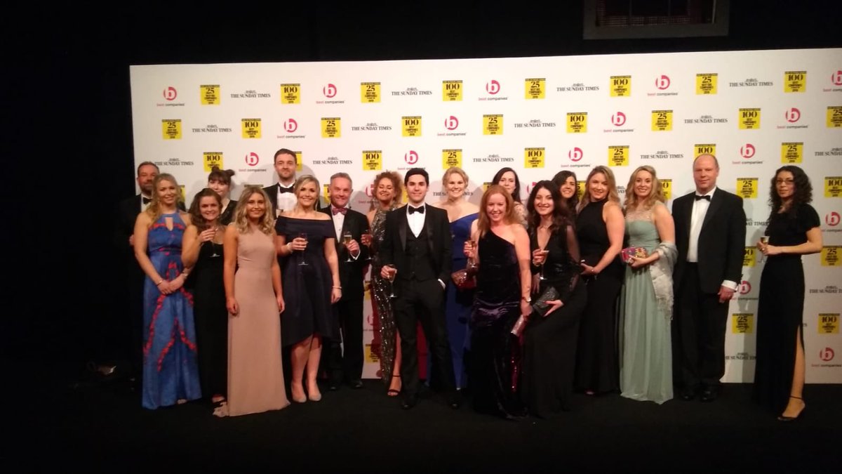 The <a href="/bestcompanies/">Best Companies</a> ceremony is about to begin and we’re all buzzing #BestCompanies2019