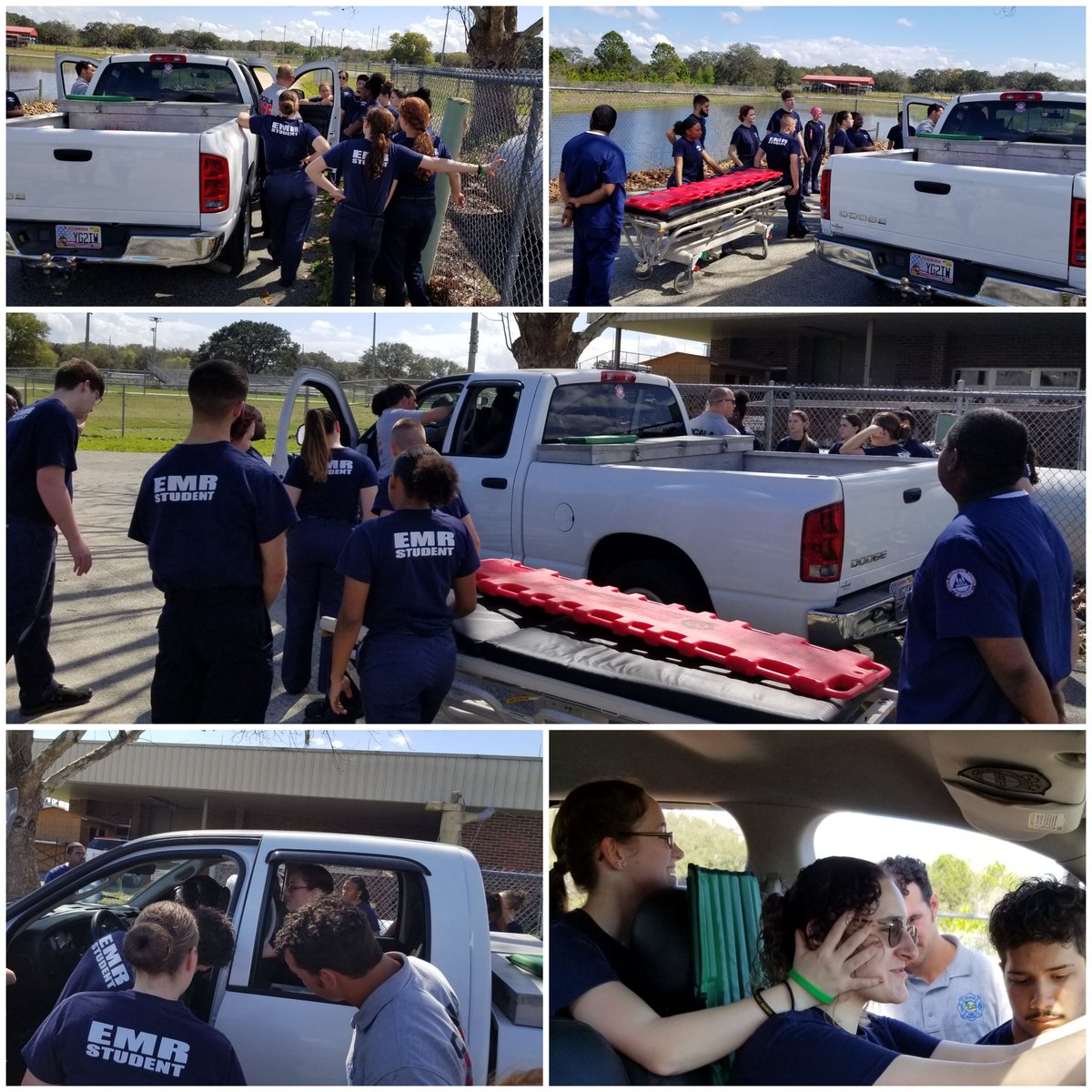 LWHS_HOSA's tweet photo. HOSALakeSidePride# EMR students practicing their skills with Ocala Fire Rescue!!! https://t.co/eo81l2Mi5a