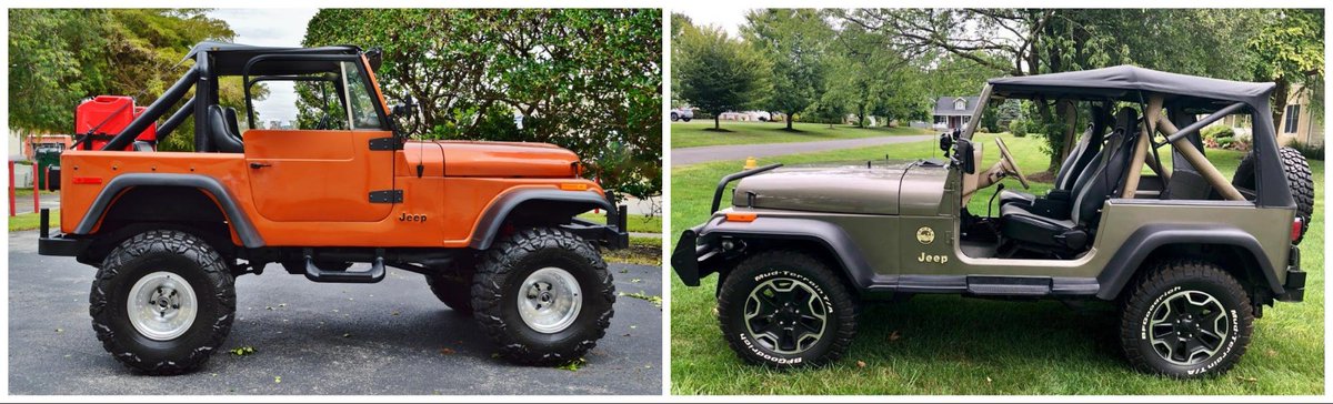 JT_Chrysler's tweet image. Even after years of adventuring, these #Jeeps still look like they’re ready for another trail! Which of these two vehicles do you share the most memories with? Tell us in the comments. Make new memories with the 2019 Wrangler and swing by JT’s today. #TBT