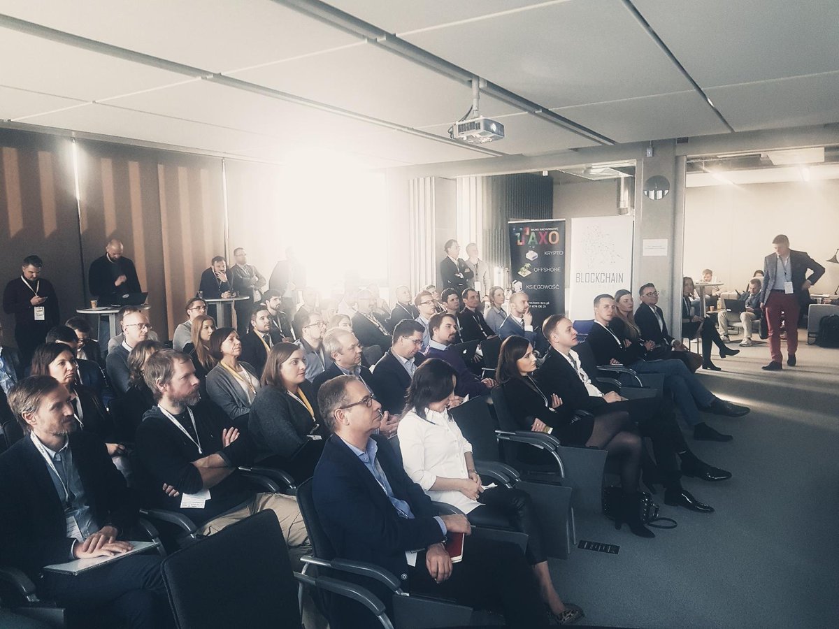 jan_halfar's tweet photo. Tuesday event in Poznan was astonishing! Professionally organized by Tomasz R. Smus, Ph.D., MBA with great mixture of blockchain fin tech top level speakers, startups and corporations. #LATOKEN with Piotr Garbarek and Gabriel C. Asset Well, Maksym Chróst Prudensolve @latokens https://t.co/hmcvaL1d0Q
