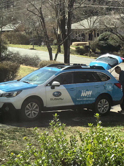 Across the street or across the county, we're determined to get meals to the older adults who need them! #SubaruLovestoHelp #MealsonWheelsAmerica Subaru of America, Inc.