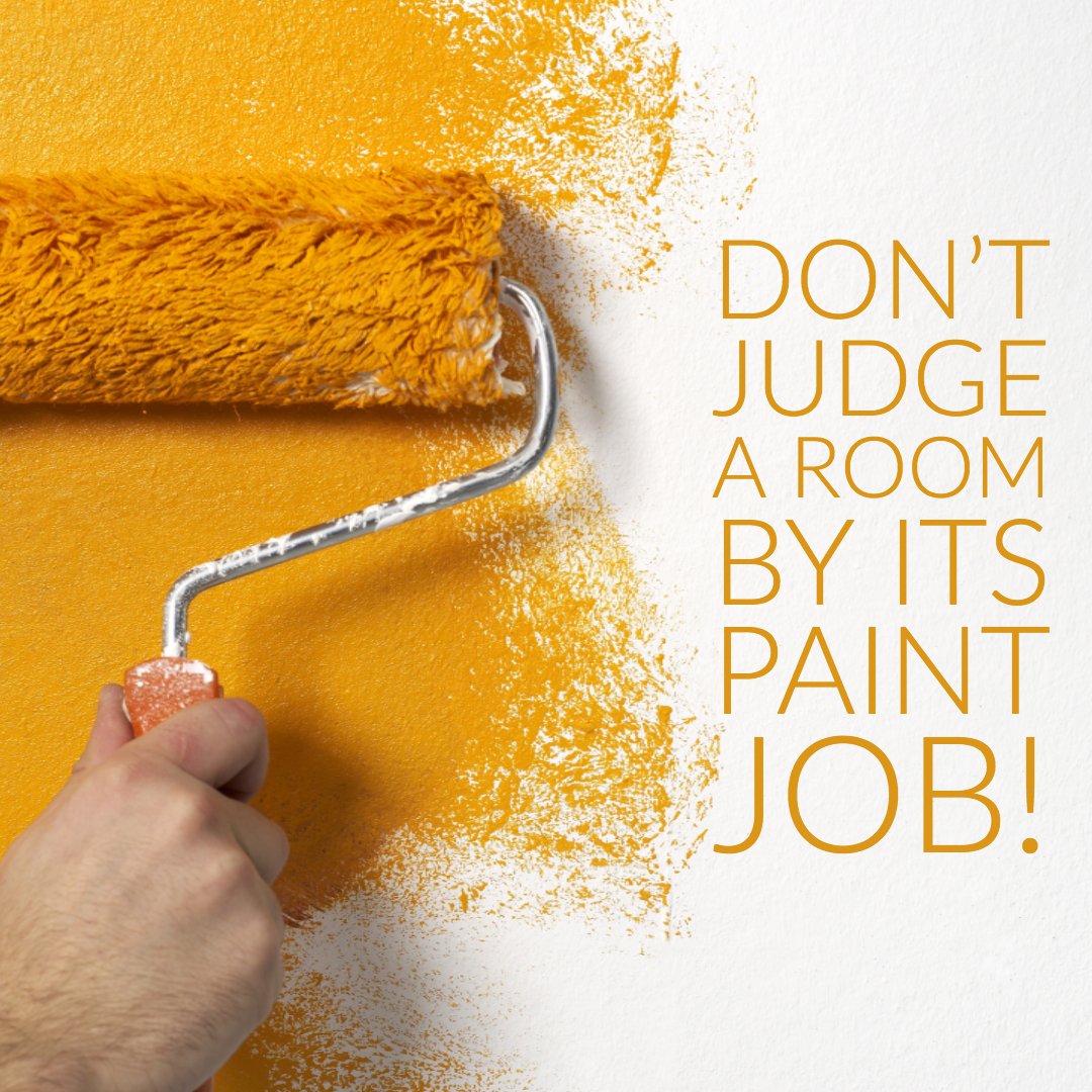 BayPropGroup's tweet image. Don’t judge a room by its paint job! When you step inside a home, focus on the structural stuff - aging appliances, loose wires - and tune out any oddly painted walls. The foundation will be there long after the paint has started to chip away. #RealEstate