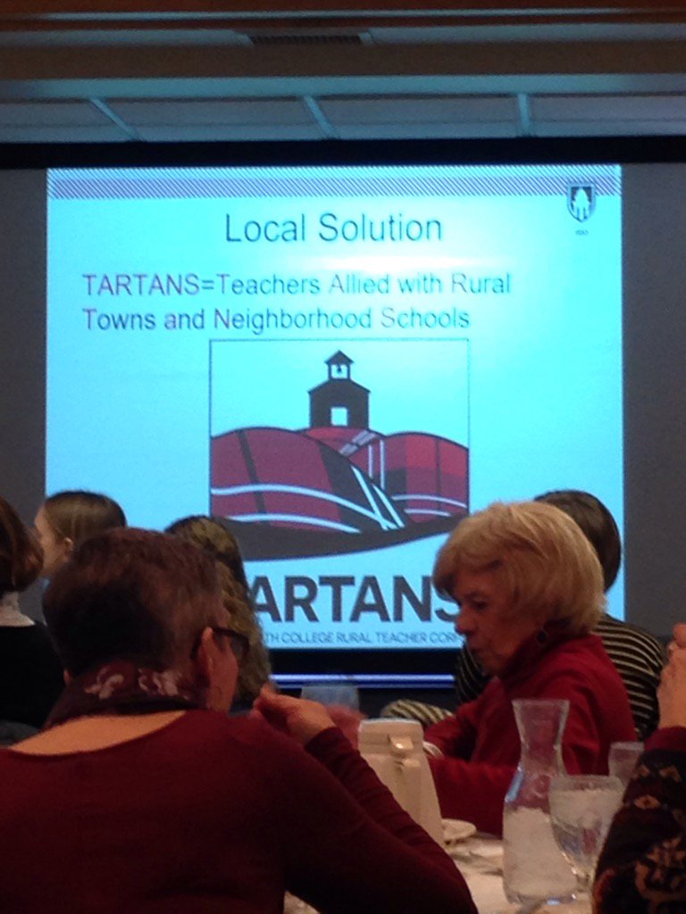 Rural_Schools's tweet photo. Local solutions indeed! @Monmouth and their TARTANS are developing rural teacher leaders! https://t.co/VZM7PeaHVv