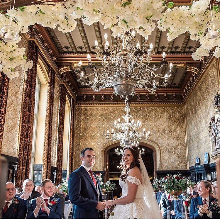 S P E C I A L  M O M E N T S 😍

So much happiness in one room! That moment when you officially become “husband &amp; wife” 💕

Vows under our blossom canopy arch...stunning! 

📷 Natalie Hamilton Photography
Florals // Once upon a Thyme - flower company
Venue // <a href="/CarltonTowers/">Carlton Towers</a>