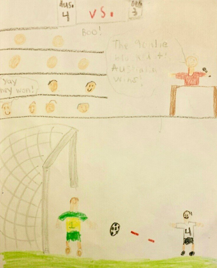 Back when he was 9, Aryan was asked to draw what a Life Without Limits means to him. He drew a goalkeeper who is blocking a shot to win the game. Aryan loves to play sports and soccer is his favorite. #TBT #LifeWithoutLimits