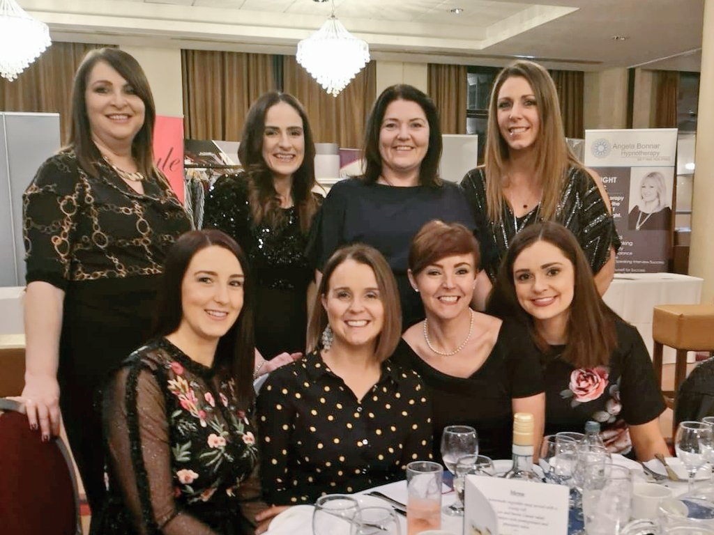 Heron Bros ladies delighted to be in attendance at #wiegala19 in @CityHotelNI! Looking forward to hearing from keynote speaker @Tweetinggoddess @wibni #BuildingBrighterFutures #WomenInConstruction #WomenInEnterprise #WomenInBusiness