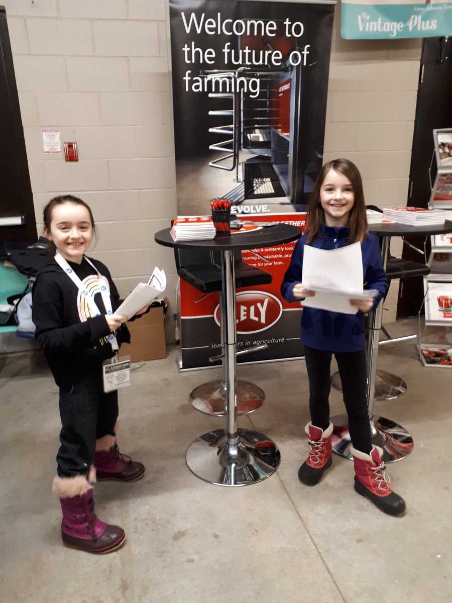 #swods the future of farming indeed! Baxter girls may take over my position.