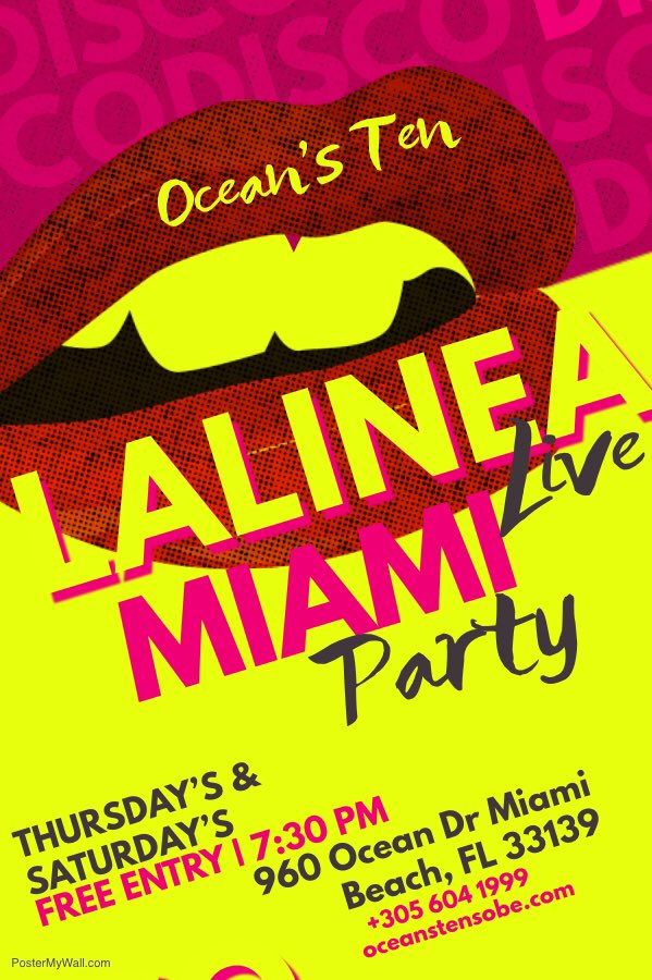 Miami’s best cover band at the best place in #MiamiBeach #oceansten #southbeach #dance #livemusic #drinks #fun #party Thursday’s and Saturday’s