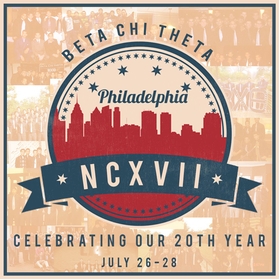 Beta Chi Theta National Fraternity, Inc. proudly announce our National Convention XVII in Philadelphia, Pennsylvania to celebrate TWENTY YEARS of Brotherhood! Our Gentlemen will experience the city’s unique spirit of ‘Brotherly Love’! #BetaChiTheta #BCTNCXVII #FoundingFounders