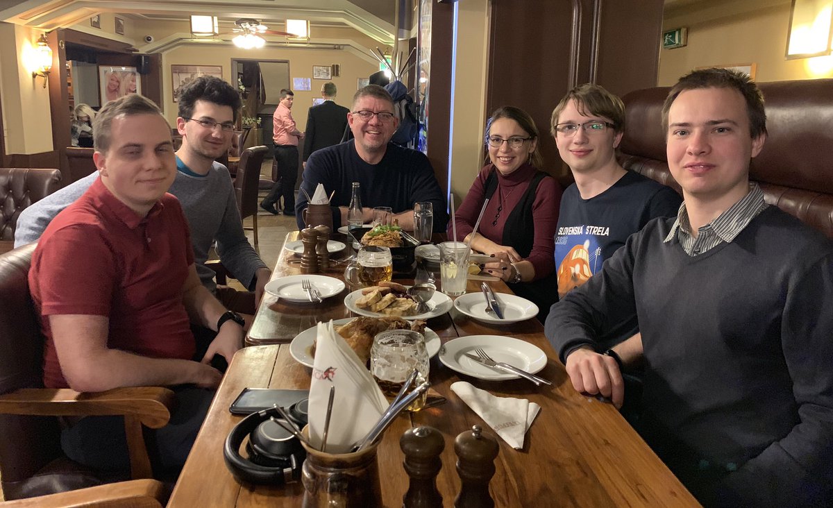 DrGregQuarles's tweet image. Thanks to the leadership team from the  #OSAStudentChapter @CharlesUniPRG for sharing your evening with #OSAAmbassador @MariiaPashchen1 and myself. We really enjoyed hearing about your plans for #outreach, #mentoring &amp;amp; #citizenscience. #FIO19 is not far away! @OpticalSociety