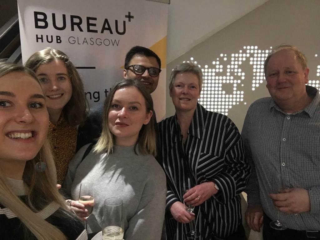 c2_concepts's tweet photo. C2 night out at @YourBureau event 🥂🍾 #design #productlaunch #Glasgow https://t.co/psngoCwtJV
