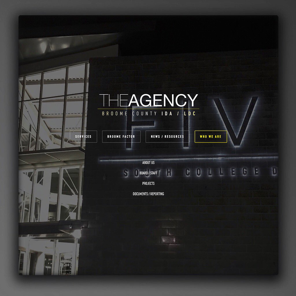 theAgencyBiz's tweet photo. Soooo, we are very excited to officially announce that our new site is live!!! Check out https://t.co/23zHUAd0iM on any device.  It’s a major part of our effort to promote the economy of Broome County. #thriveNow⁣ #broomeisgood #webdevelopment #uidesign #broomecounty #binghamton https://t.co/QldQRiGfSC