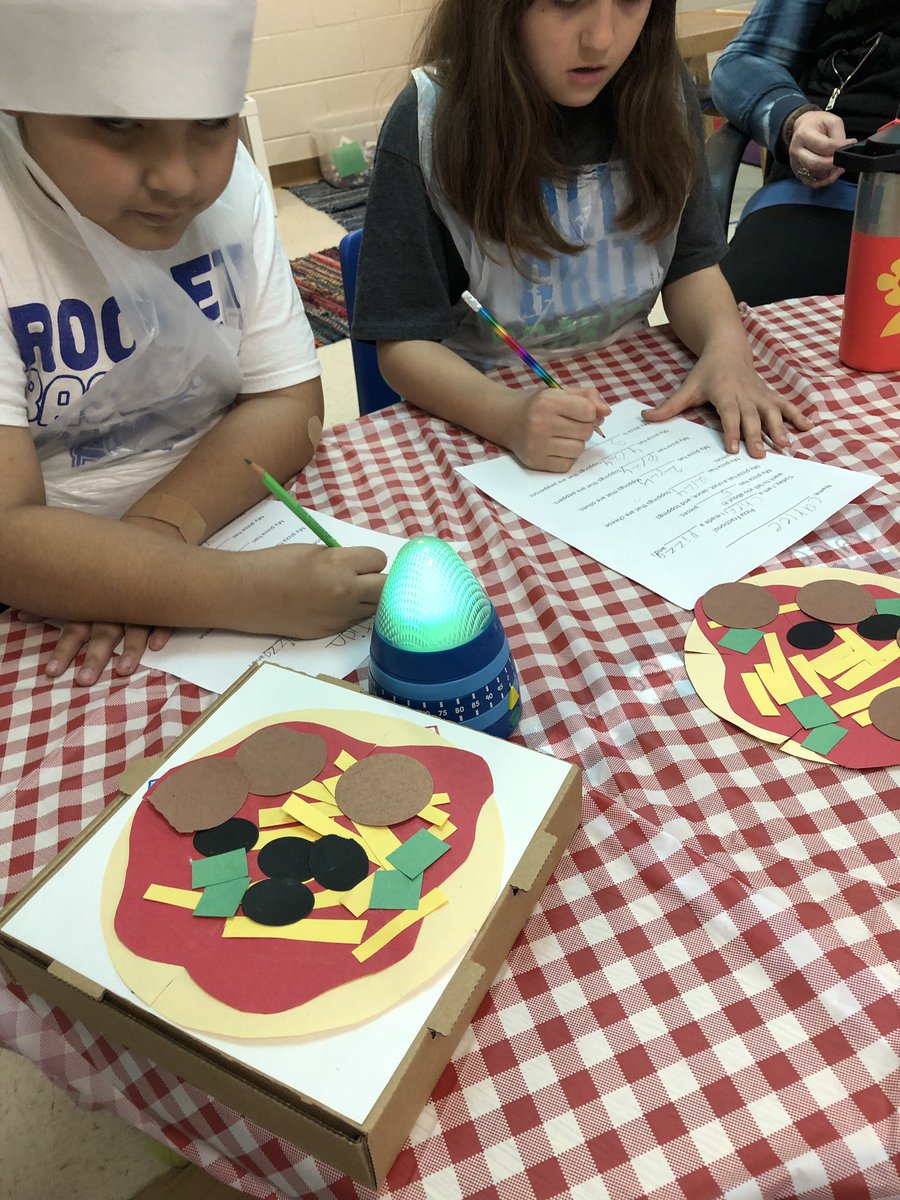 missjames29's tweet photo. Even though I was gone at a training today, my class had an amazing time making pizza fractions! Procedural texts and fractions make a lovely combination! Thankful for my amazing paraprofessionals and Holly C.!@lead4ward @elemrob @robinsonisd #resrocketsread #RobinsonISD https://t.co/DbeYXm6p74