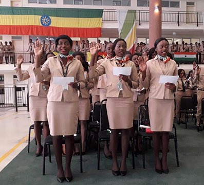 11 jeunes #Gabonaises diplômées #hôtesse de l’air à #AddisAdeba #Ethiopie. Ce jeudi 21/02/2019, le #Gabon a été honoré par ces 11 candidates admises en juin dernier à la sélection très stricte de la #compagnieaérienne #EthiopianAirlines au poste d’#hôtessedelair. @ImmongaultH