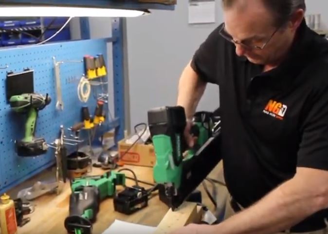 We tried the new MultiVolt system from #MetaboHPT. AC or Battery power--it's your choice. 
youtu.be/xqOB95TgIe8 #powertools #woodworking
#reciprocatingsaw #cordlesstools #hitachipowertools #nailguns