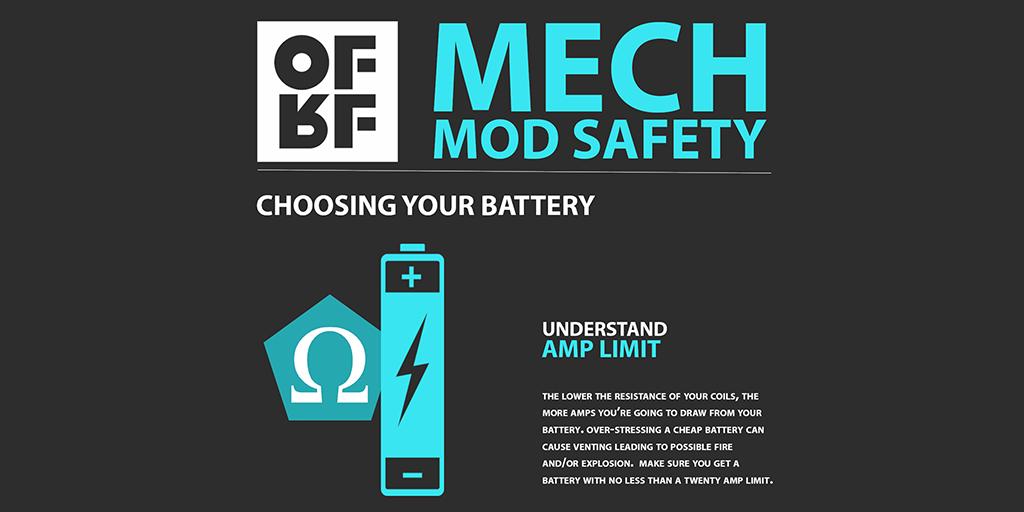 OFRFbrand's tweet image. Advice on mechanical mod vape battery safety👉hubs.ly/H0gJvC40

#OFRF #mechmod #vapesafe #safetyfirst