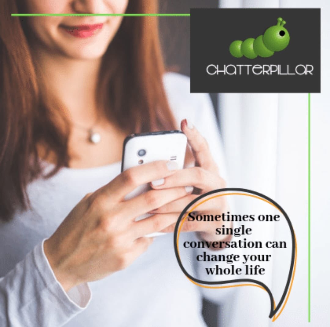 Chatterpillar1's tweet photo. Chatterpillar is here to bring the experience of thrill to your footsteps. 

Just join chatterpillar to enjoy talking to people you haven’t talked to before. 

#chatterpillar #chatterpillarapp #anonymous #anonymity #livelife #freely #thrill #suspense #enjoy #download https://t.co/VJg0JVw2rt