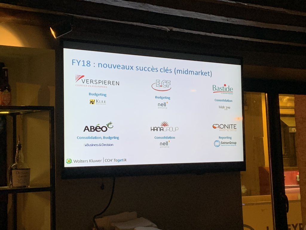 VincentQ_'s tweet photo. @Kleeperformance est présent à la Tagetik Partner Winter Party 2019 et a reçu le prix du partenaire ayant formé le plus de consultants
@klee_group @tagetik #epm #digitalfinance https://t.co/UlinMkvpm5