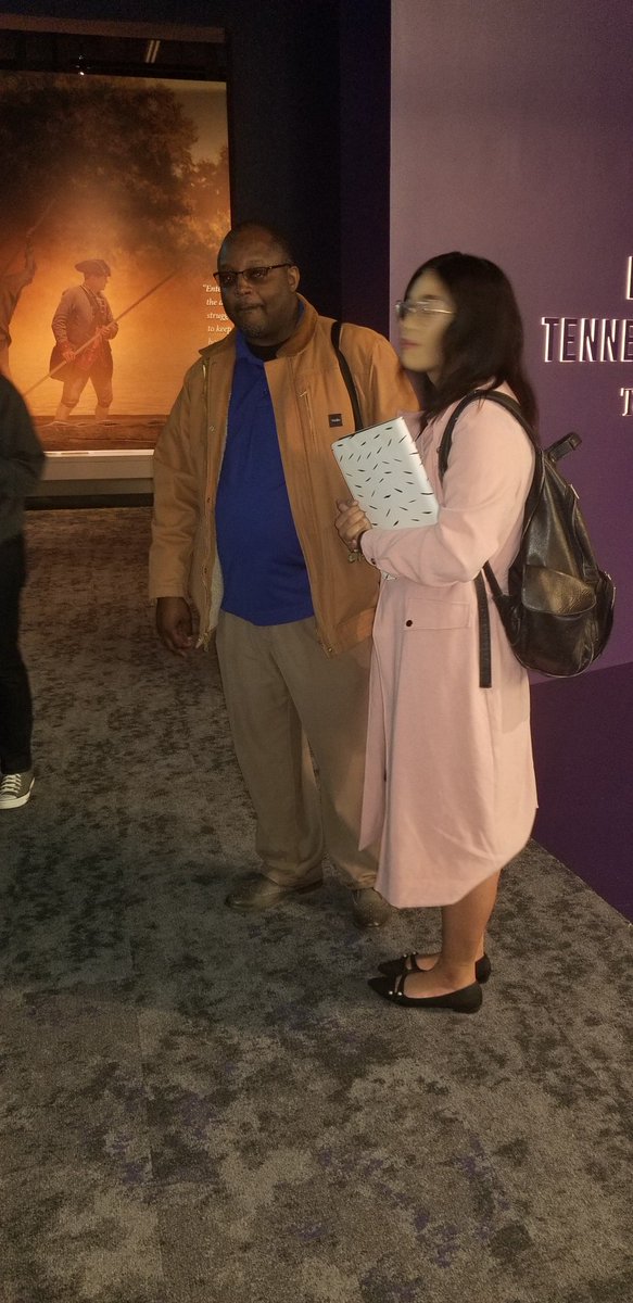 TSUCPI's tweet photo. .@TSUedu Prof @learothawms uses active learning to teach concepts and expose students to careers.  Students visited @tnstatemuseum today and will share feedback with the museum curator on ways to enhance the experiences of African Americans at the site.  @UNCFCPI https://t.co/dwAFIZq78A