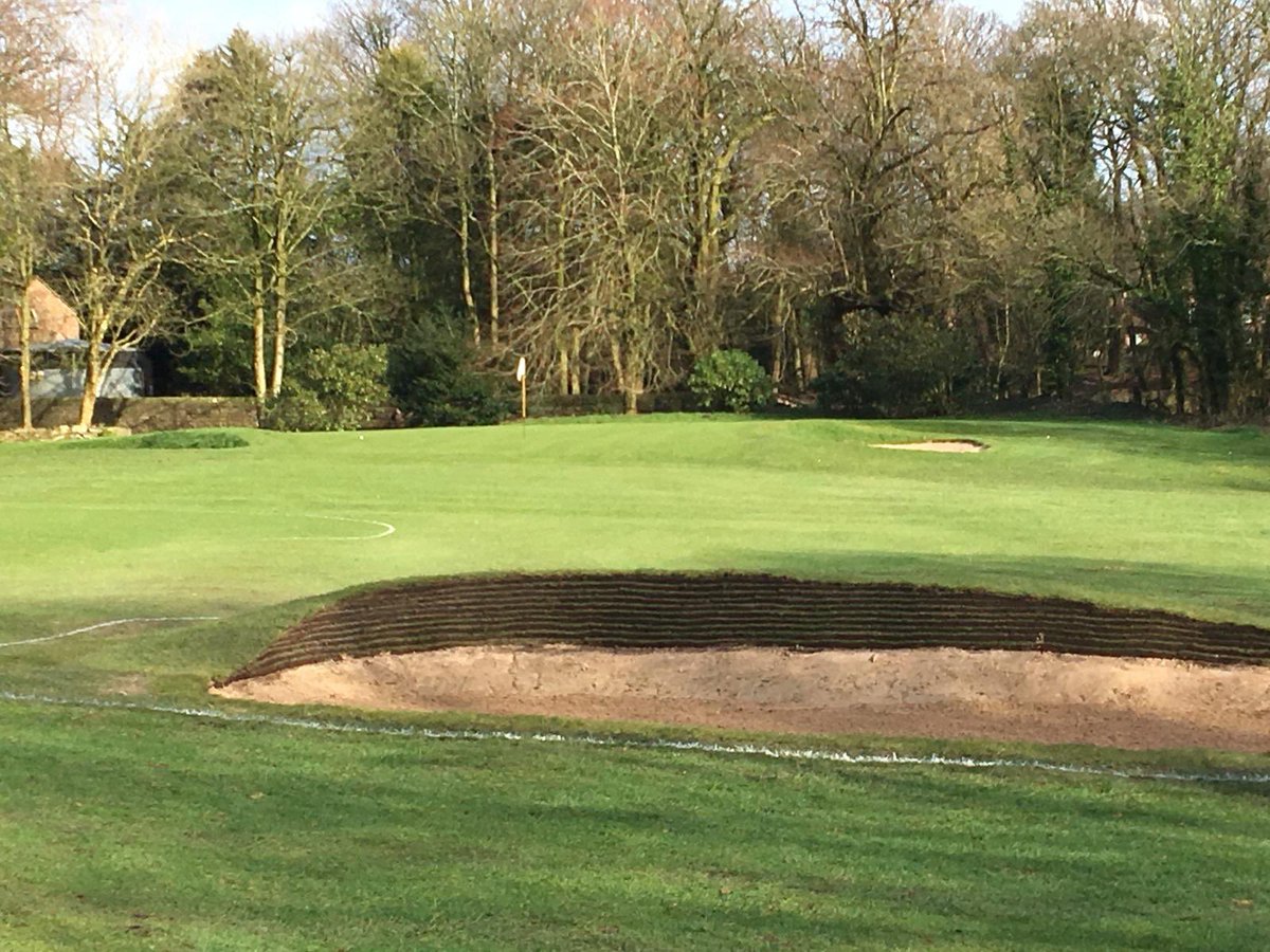 A club that listens to feedback from members, as the new redesigned bunker on the 6th #stunninglocation #uniqueclubhouse