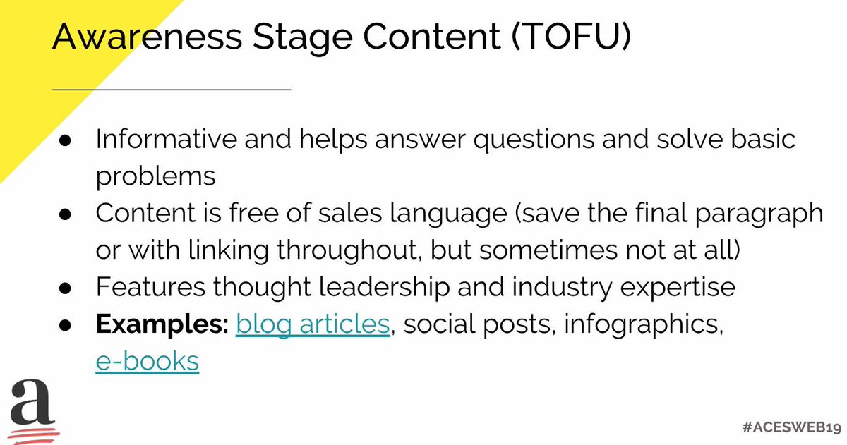 tschmedding's tweet image. Awareness stage @TheChaviva #ACESweb19