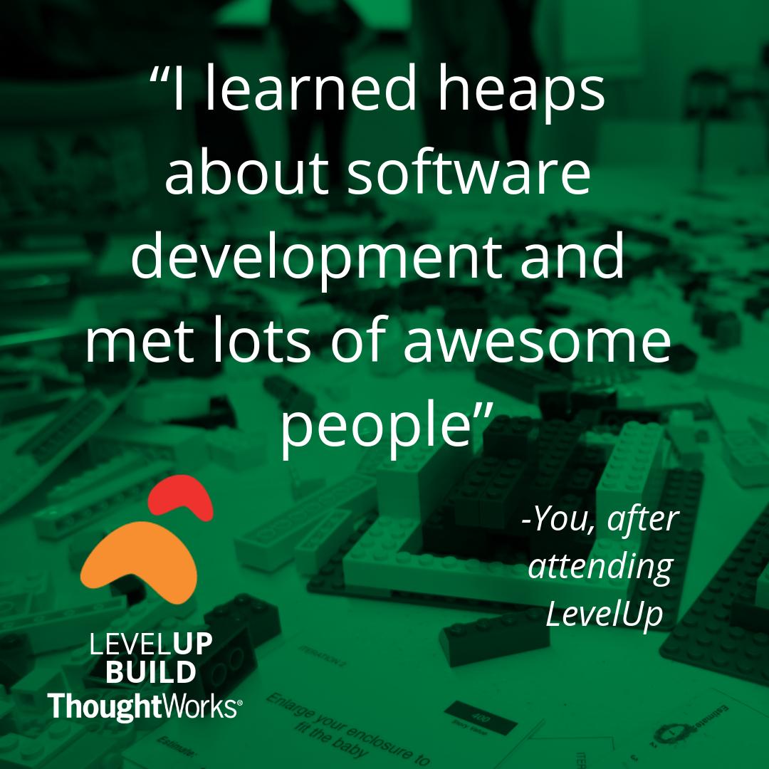 TW_LevelUp's tweet photo. LevelUp Events in Brisbane (EXP) and Melbourne (BUILD) are coming!  Check out https://t.co/q5YFh6bcy3

#TWLevelUp #Thoughtworks #Agile #SoftwareDevelopment #Student #Grad #Melbourne #Brisbane #Tech https://t.co/xpSz4pQNOk