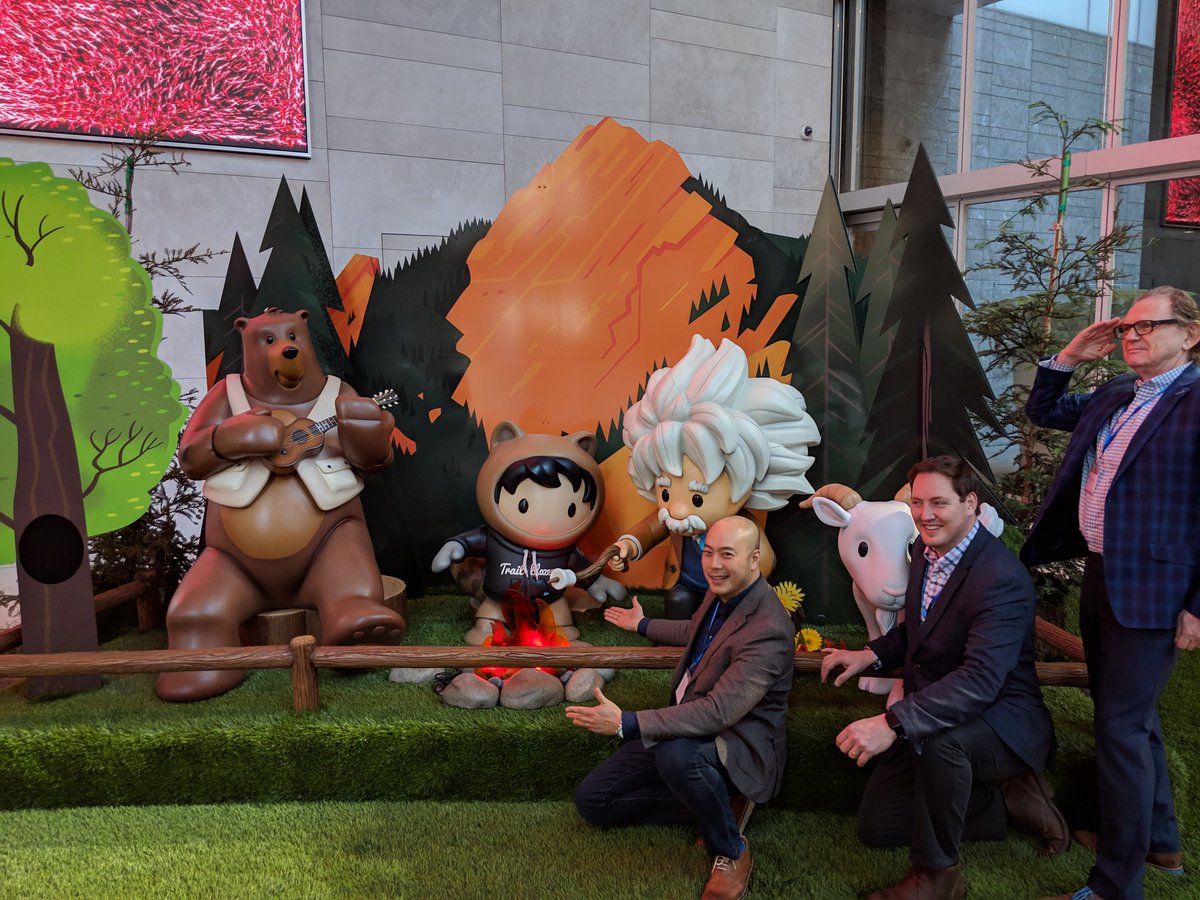 Camping out with the Salesforce crew today #SalesforceAR <a href="/ynatis/">yefim natis</a> @iamkdavis