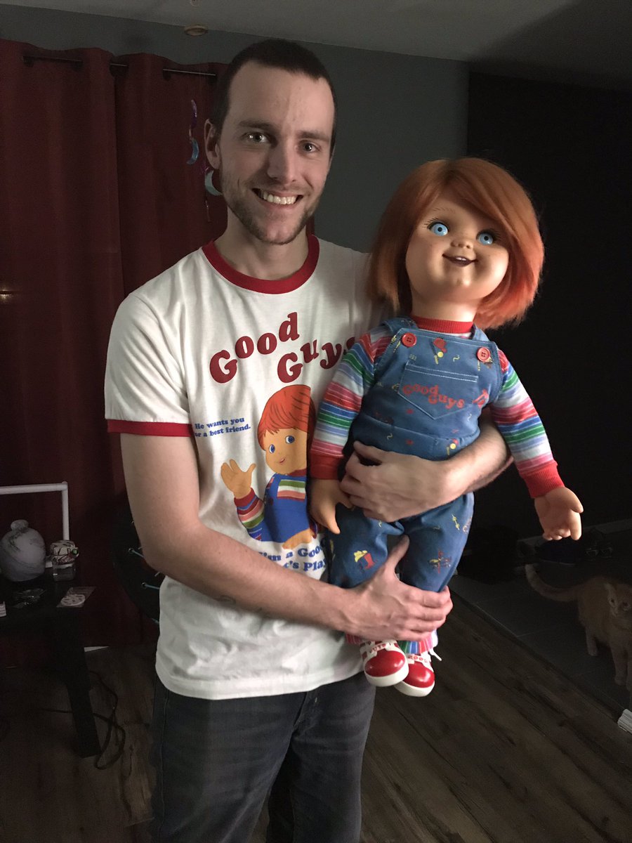 Thank you so much @trickortreat831 for making a life long dream a reality. My Good Guy Doll is absolutely amazing and I couldn’t be happier.  #Chucky #GoodGuyDoll #ChildsPlay