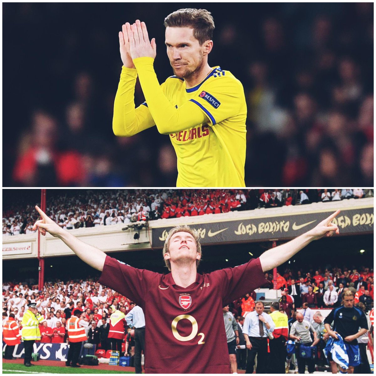 Arsenal's tweet photo. ⏪ Then... and now ⏩

Good to see you back in north London, Alex 🤝 https://t.co/HBwVTKC1Ew