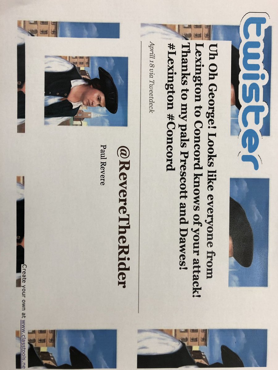 mrgarazin's tweet photo. What Twitter might have looked like during the American Revolution! #WeAre44 https://t.co/nuFpNeMIFE