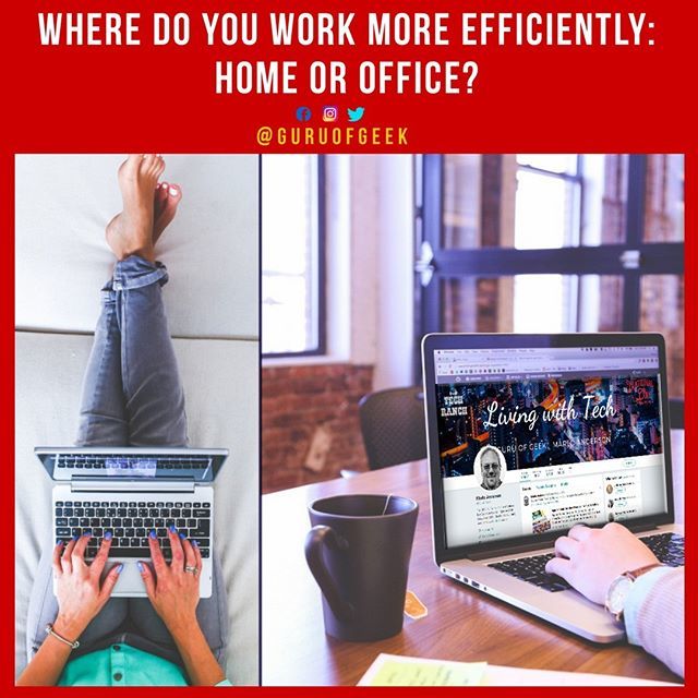 MarloAndersonUS's tweet image. Nowadays, with the wildly use of internet, an increasing number of people prefer to work online. Which do you prefer, working from office or working from home? .
.
.
#guruofgeek #homeoffice #workfromhome #officework #marloanderson #technology #innovation ift.tt/2SivSz3
